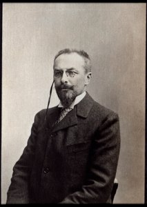 フランスの作家、ジュール・メアリー（1851-1922）の肖像。 作： French Photographer